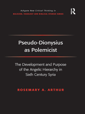 cover image of Pseudo-Dionysius as Polemicist